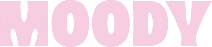 Moody logo rosa